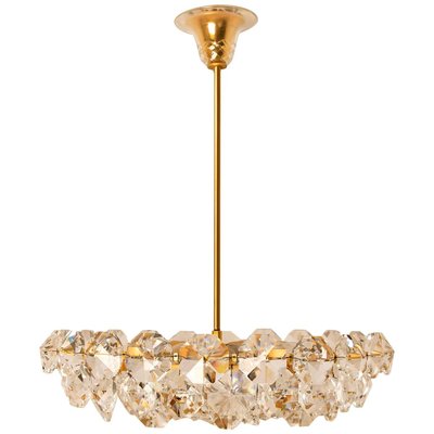 Crystal Chandelier in Brass and Crystal Glass from Bakalowits & Söhne, 1960s-VDW-829108