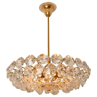 Crystal Chandelier in Brass and Crystal Glass from Bakalowits & Söhne, 1960s-VDW-829108