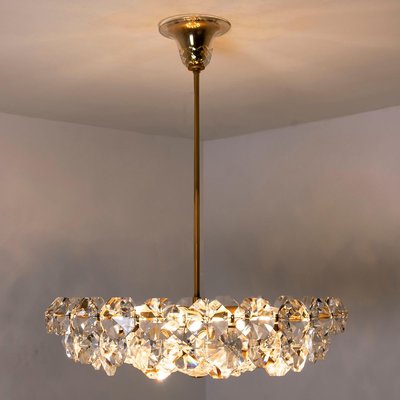 Crystal Chandelier in Brass and Crystal Glass from Bakalowits & Söhne, 1960s-VDW-829108