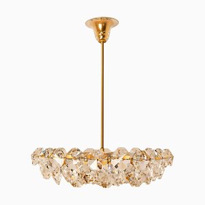 Crystal Chandelier in Brass and Crystal Glass from Bakalowits & Söhne, 1960s-VDW-829108