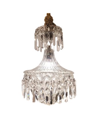 Crystal Chandelier, Italy, 1940s-NUC-1764769