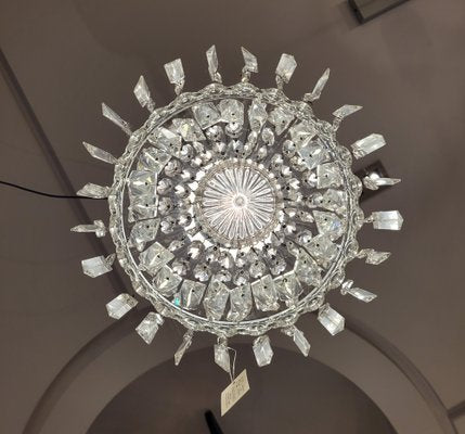 Crystal Chandelier, Italy, 1940s-NUC-1764769