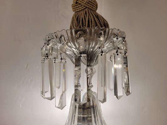 Crystal Chandelier, Italy, 1940s-NUC-1764769