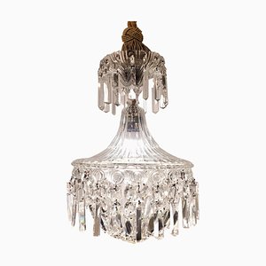 Crystal Chandelier, Italy, 1940s-NUC-1764769