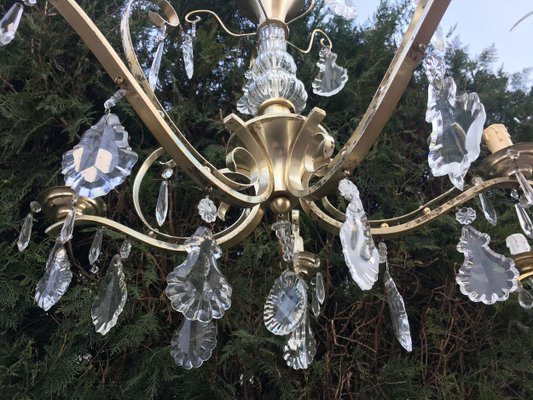 Crystal Chandeliers, 1960s, Set of 2-WQQ-623735