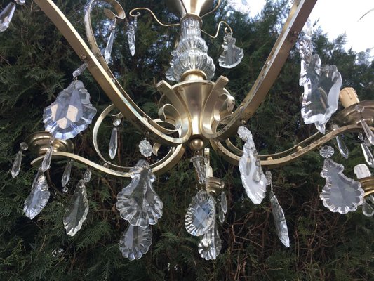 Crystal Chandeliers, 1960s, Set of 2-WQQ-623735