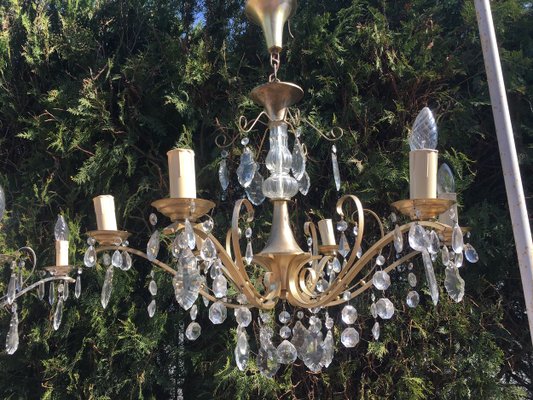 Crystal Chandeliers, 1960s, Set of 2-WQQ-623735