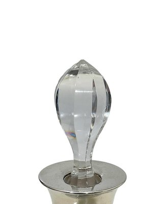 Crystal Decanter with Silver Neck Mount by Vander, London, 1974-UCH-1813213