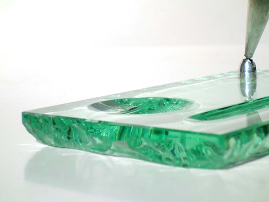 Crystal Desk Accessory by Pietro Chiesa for Fontana Arte, 1930s-GKB-850743