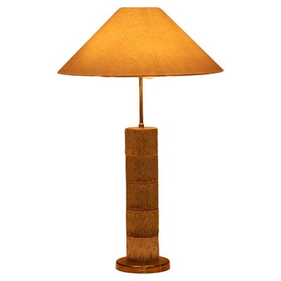 Crystal Floor Lamp with Brass Elements, 1970s-SFD-1089446