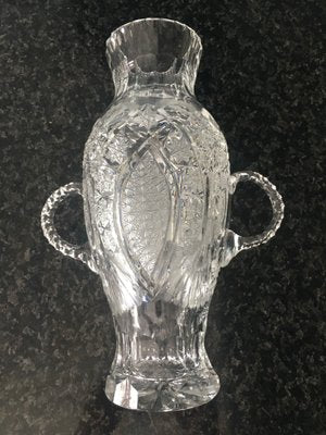 Crystal Flower Vase by A. Jabłoński, 1980s-WQQ-985460