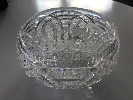 Crystal Fruit Bowl by A. Jabłoński, 1980s-WQQ-985454