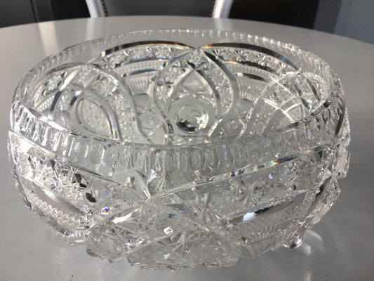 Crystal Fruit Bowl by A. Jabłoński, 1980s-WQQ-985454