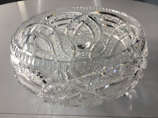 Crystal Fruit Bowl by A. Jabłoński, 1980s-WQQ-985454