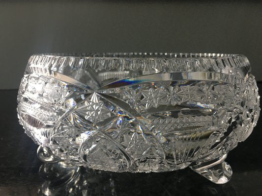 Crystal Fruit Bowl by A. Jabłoński, 1980s-WQQ-985454