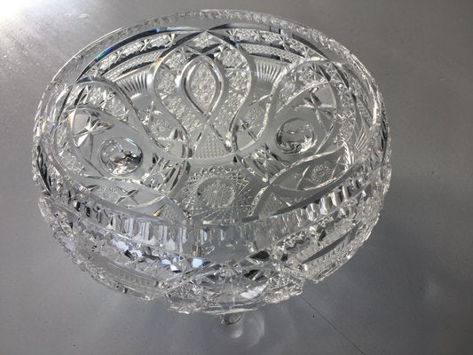 Crystal Fruit Bowl by A. Jabłoński, 1980s-WQQ-985454