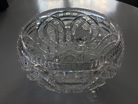 Crystal Fruit Bowl by A. Jabłoński, 1980s-WQQ-985454