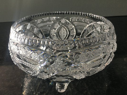 Crystal Fruit Bowl by A. Jabłoński, 1980s-WQQ-985454