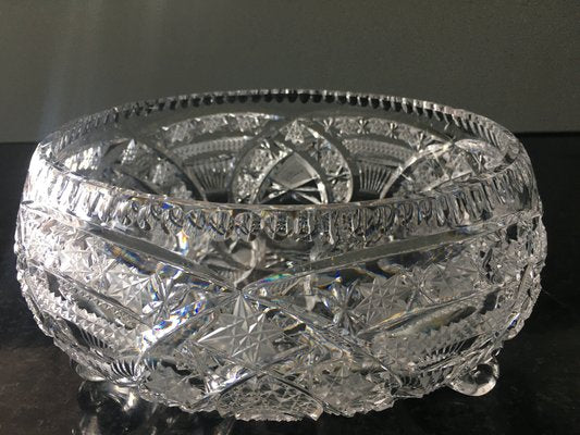 Crystal Fruit Bowl by A. Jabłoński, 1980s-WQQ-985454