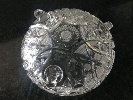 Crystal Fruit Bowl by A. Jabłoński, 1980s-WQQ-985454