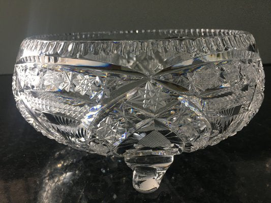 Crystal Fruit Bowl by A. Jabłoński, 1980s-WQQ-985454