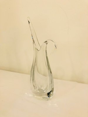 Crystal Glass Art Vase from Art Vannes, France, 1970s-RZY-1250135