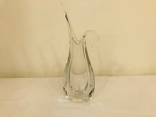 Crystal Glass Art Vase from Art Vannes, France, 1970s-RZY-1250135