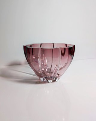 Crystal Glass Bowl from Seguso, 1980s-VTK-2016161