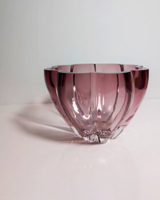 Crystal Glass Bowl from Seguso, 1980s-VTK-2016161