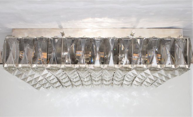 Crystal Glass Ceiling Lamp from Bakalowits & Söhne, 1960s-VA-855957