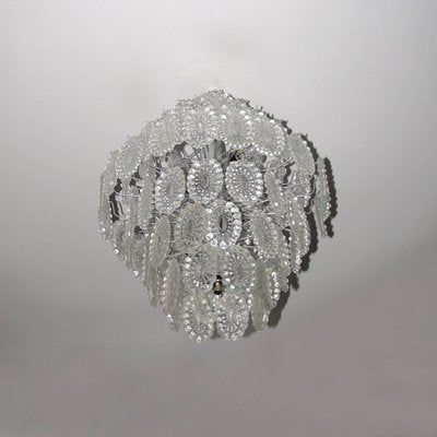 Crystal Glass Chandelier, 1960s-YGE-590319