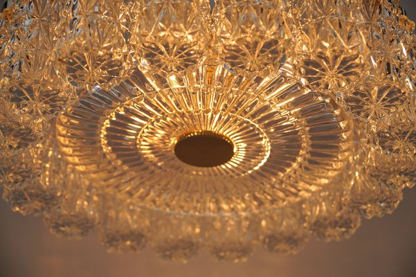 Crystal Glass Chandelier from Kalmar Leuchten, 1960s-KQB-1757092