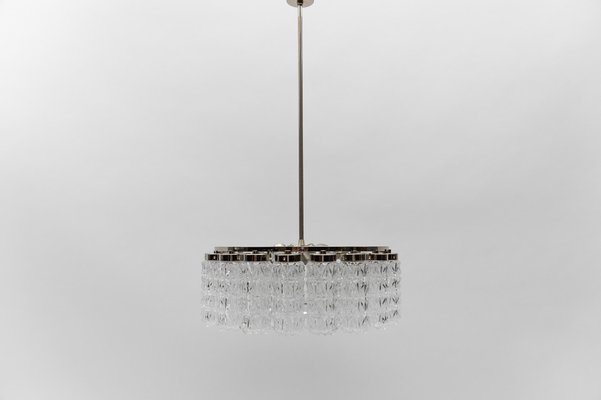 Crystal Glass Chandelier from Kalmar Leuchten, 1960s-KQB-1757092