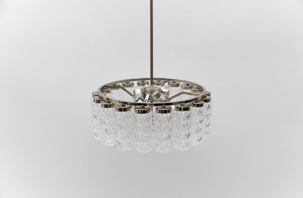 Crystal Glass Chandelier from Kalmar Leuchten, 1960s-KQB-1757092