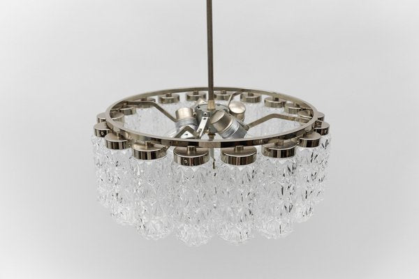 Crystal Glass Chandelier from Kalmar Leuchten, 1960s-KQB-1757092