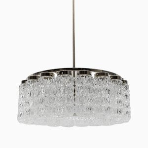 Crystal Glass Chandelier from Kalmar Leuchten, 1960s-KQB-1757092