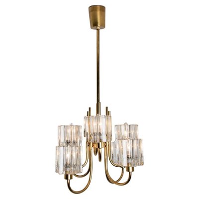 Crystal Glass Chandelier from Peill & Putzler, Germany, 1970s-VDW-1350712