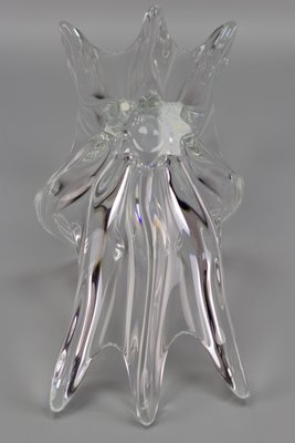 Crystal Glass Fruit Bowl or Centerpiece from Art Vannes, France, 1960s-KEG-1010631