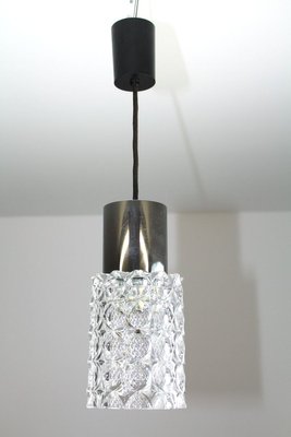 Crystal Glass Pendant Lamp from Cosack, 1960s-ZWH-776168