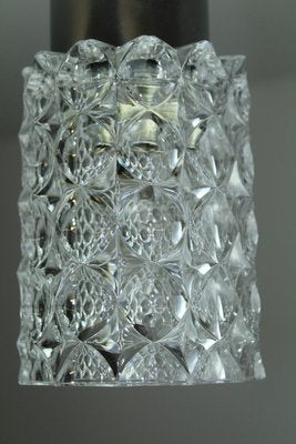 Crystal Glass Pendant Lamp from Cosack, 1960s-ZWH-776168