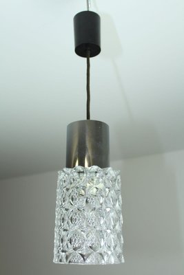 Crystal Glass Pendant Lamp from Cosack, 1960s-ZWH-776168