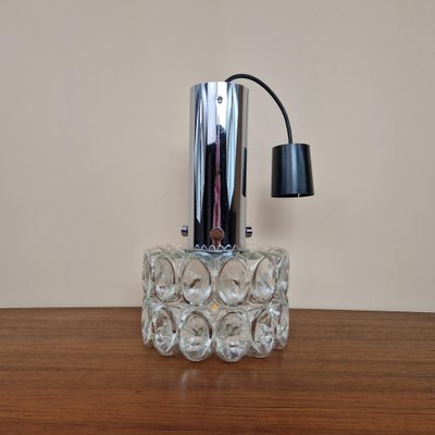 Crystal Glass Pendant Lamp from Limburg, 1960s-ZPB-1797410