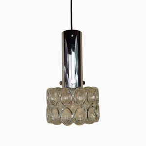 Crystal Glass Pendant Lamp from Limburg, 1960s-ZPB-1797410