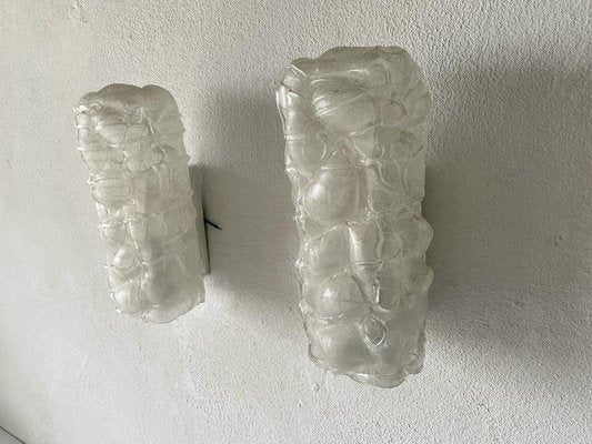 Crystal Glass Sconces from Doria, Germany, 1960s, Set of 2-RDS-1158467