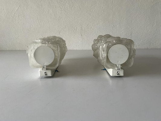 Crystal Glass Sconces from Doria, Germany, 1960s, Set of 2-RDS-1158467