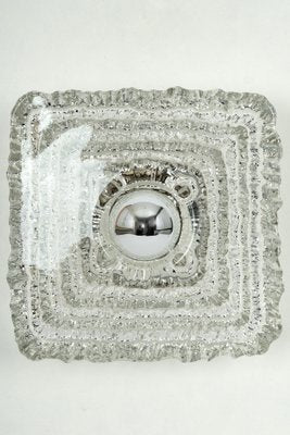 Crystal Glass Sputnik Wall Sconce by Peill & Putzler, Germany-UGR-1086350