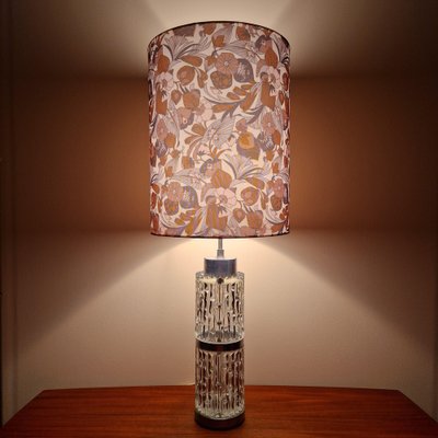 Crystal Glass Table Lamp from Doria Leuchten, 1960s-ZPB-1797450