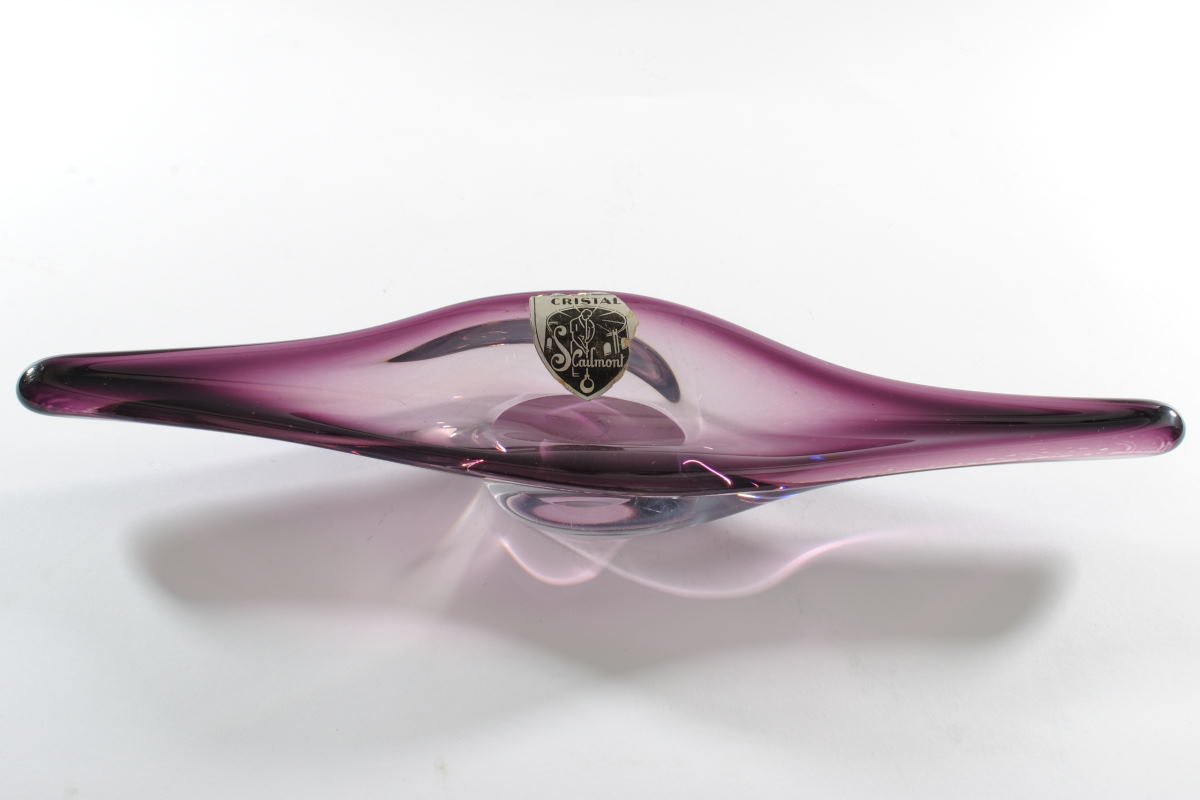 Crystal Glass Trinket Bowl from Scailmont, 1960s