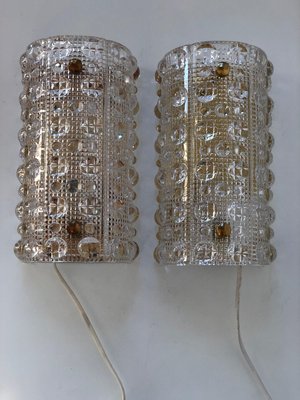 Crystal Glass Venus RD 2002 Sconce from Orrefors, 1960s-ARN-625745