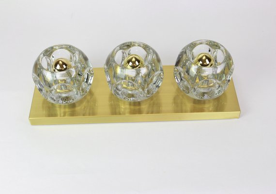 Crystal Glass Wall Sconces by Gaetano Sciolari for Peill & Putzler, Set of 2-UGR-1085893